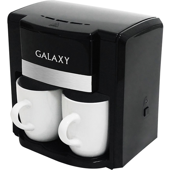 Galaxy GL 0708 - uma cafeteira em miniatura com copos para dois