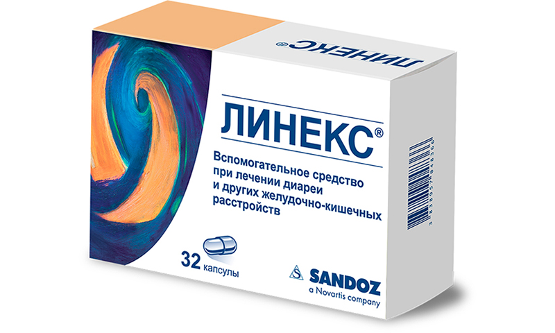 SANDOZ Linex - all the necessary bacteria in one capsule