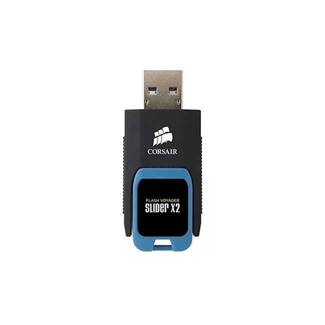 CORSAIR Voyager Slider X2 - a nimble flash drive for heavy files