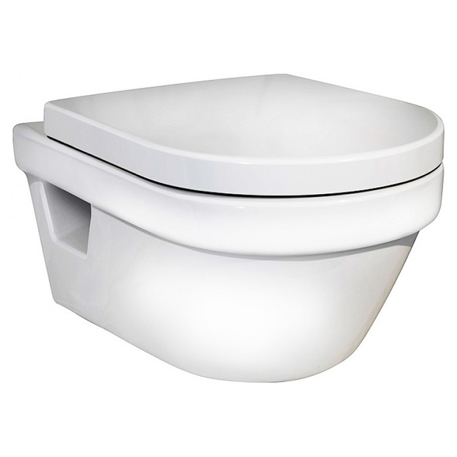 Gustavsberg Flush higiênico WWC 5G84HR01 - um vaso sanitário sem aro com um período de garantia elevado