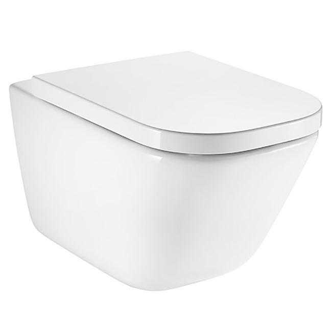 Roca The Gap 34647L000 - a rimless toilet with balanced characteristics