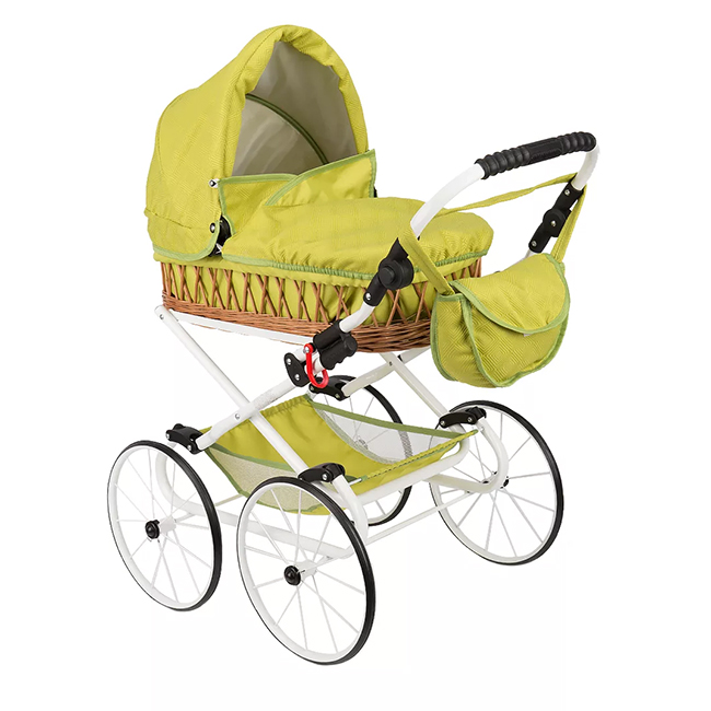 Wakart Monika retro - stroller for dolls with a full set