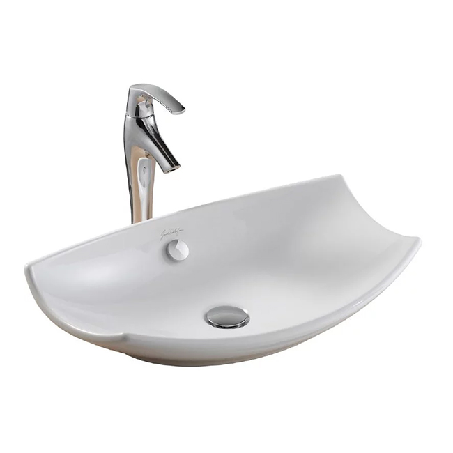 Jacob Delafon Leaf E1186 - custom overhead sink