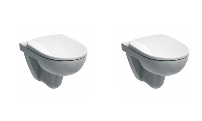 Ifo Special RP731300200 + Geberit Sigma 111.300.00.5 - wall-hung toilet (Sweden) with corner installation (Switzerland)