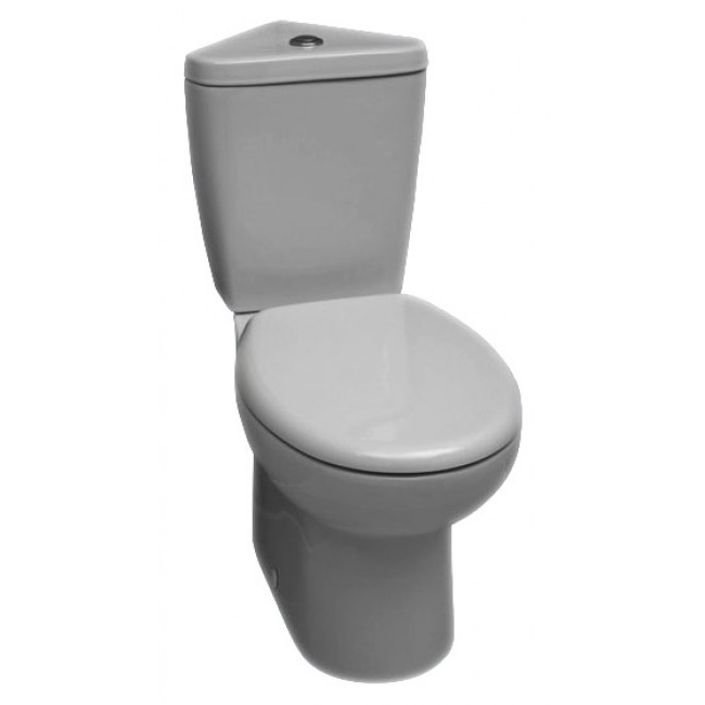 SEREL Friendly 6706 - angular floor toilet (Germany) with a combined cistern