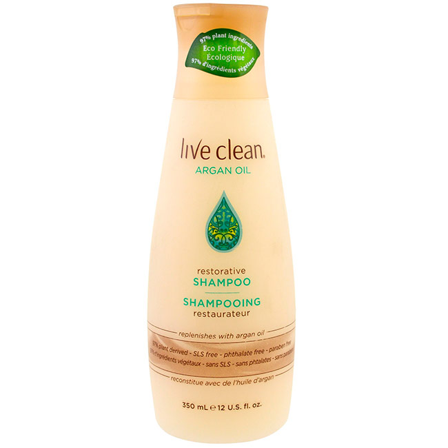 LIVE CLEAN shampoo Argan Oil Restorative