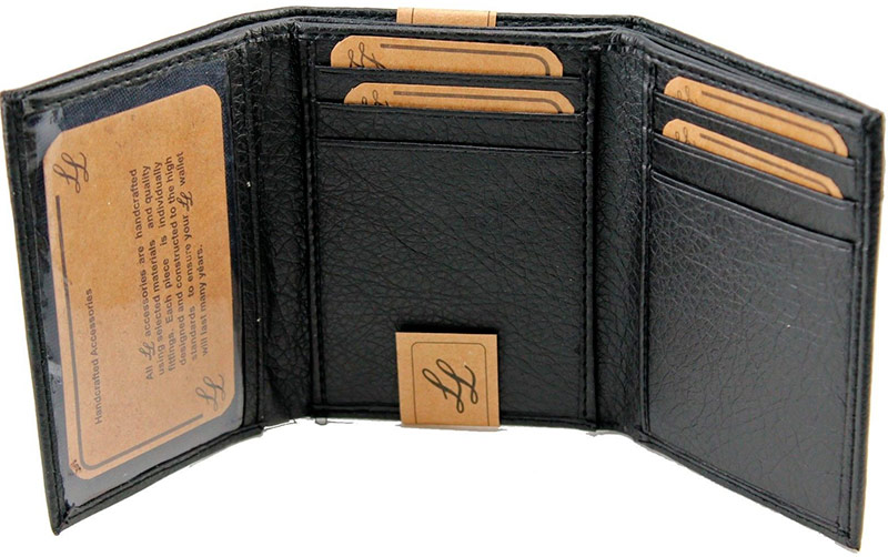 LEATHEROLOGY Trifold com carteira de cartão