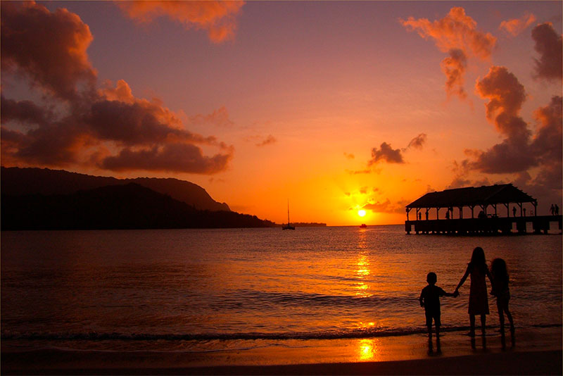 Gavai Hanalei bay beach