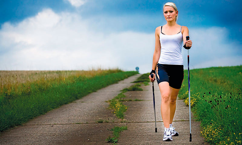 Que nordic walking sticks para escolher