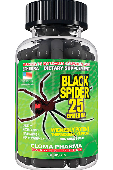 Black Spider 25 Ephedra