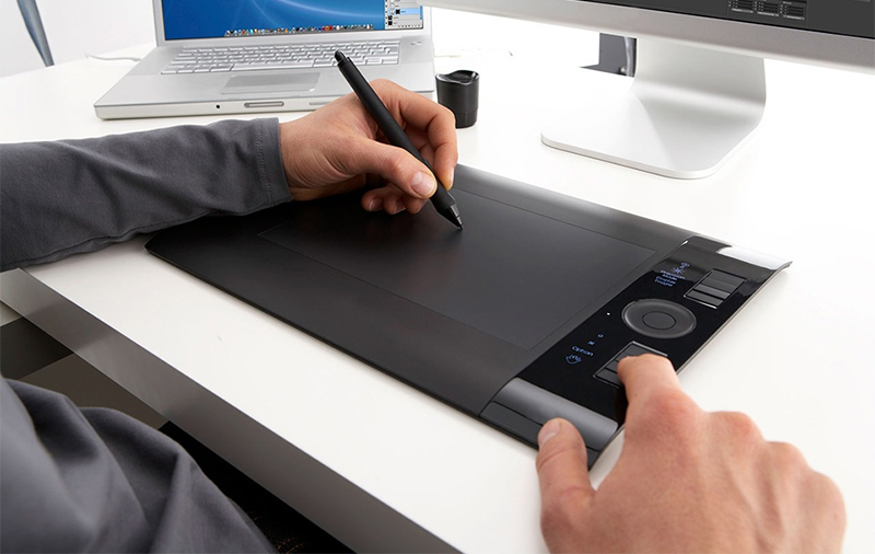 Graphics tablet selection options