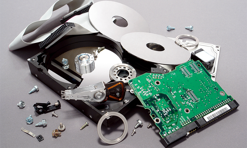 The principle of operation and device hard disk