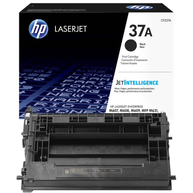 HP 37A Black (CF237A) - consumíveis padrão com um recurso decente