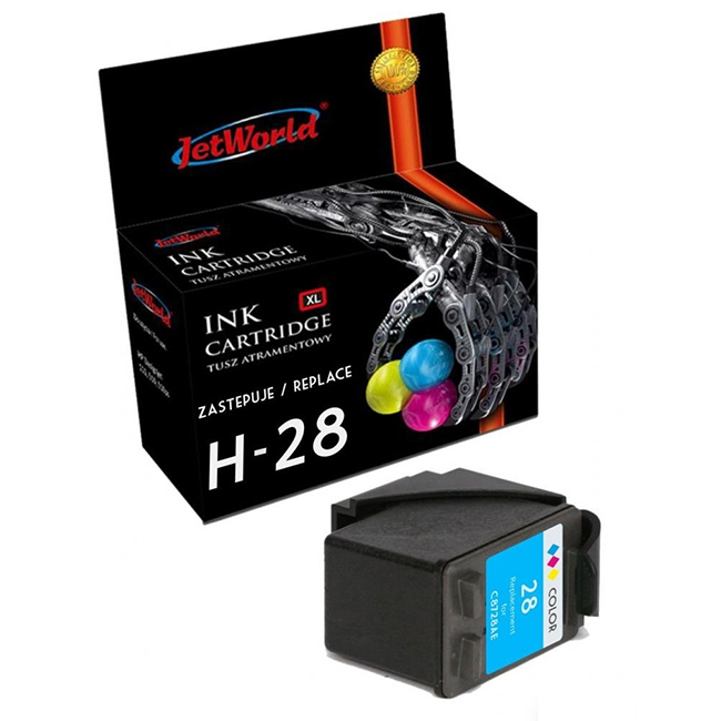 JetWorld JWI-H28CMYR - The Best Inkjet Compatible Ink Cartridge