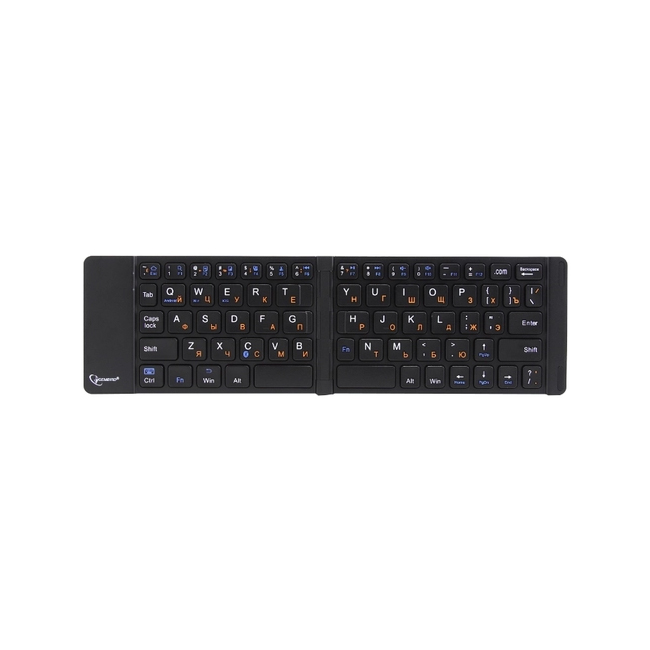 Gembird KB-400BT Black - Compact Folding Keyboard