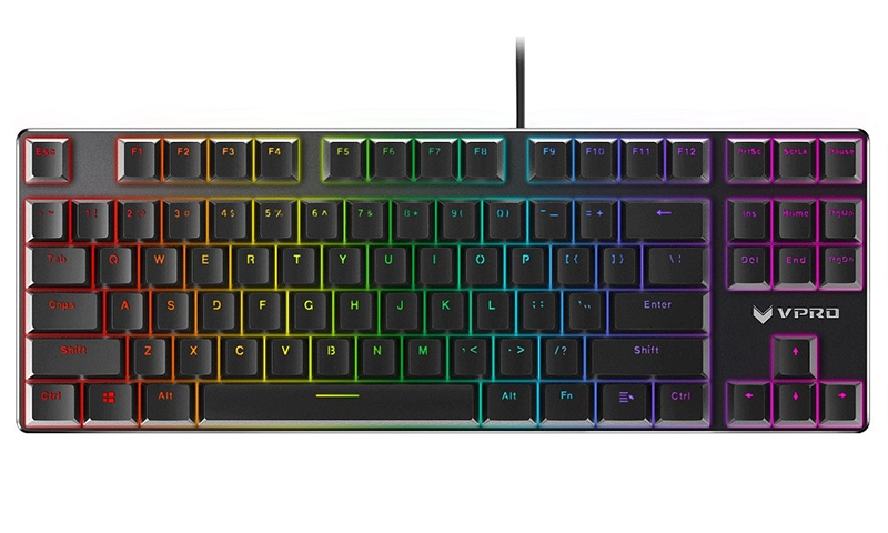 Rapoo V500RGB Alloy - Compact TKL Keyboard