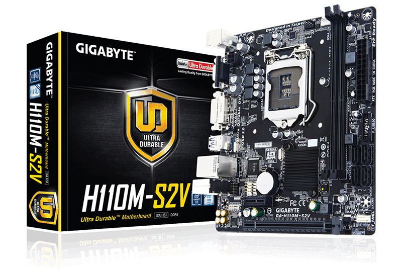 GIGABYTE GA-H110M-S2V - for assembling a mini computer