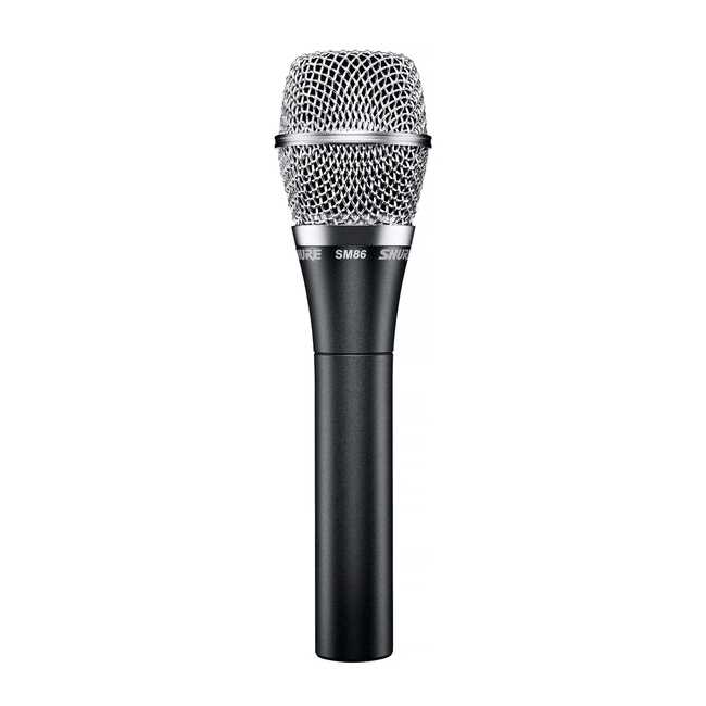 Shure SM86 - konsertimikrofoni, jolla on erinomaiset pohjat