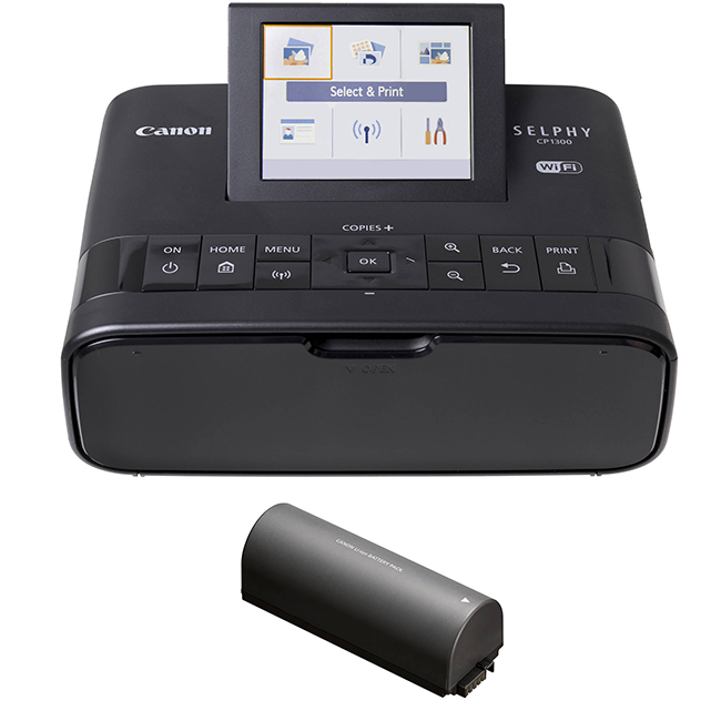 SELPHY CP1300 - Portable Color Printer with Wi-Fi Support