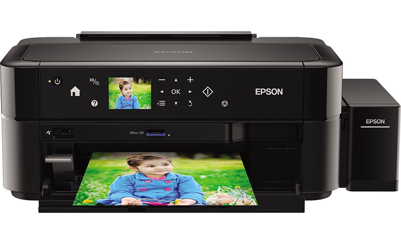 Epson L810 - a color printer for the home with a very low cost of printing