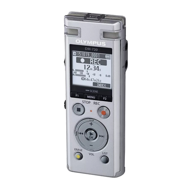 OLYMPUS DM-720 is a great choice for recording group interviews.