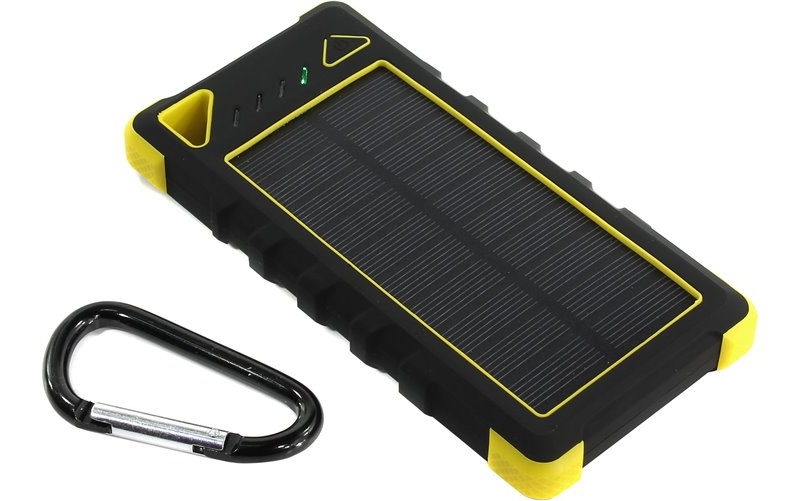 KS-on Solar Power Bank KS-303 - vedenpitävä akku, jossa on aurinkoakku