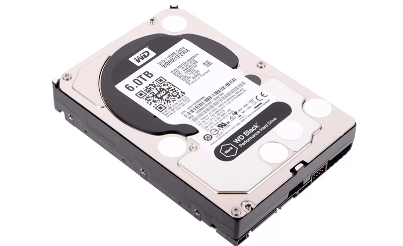 WD Black 6 TB (WD6001FZWX) - o melhor disco rígido para computadores de jogos