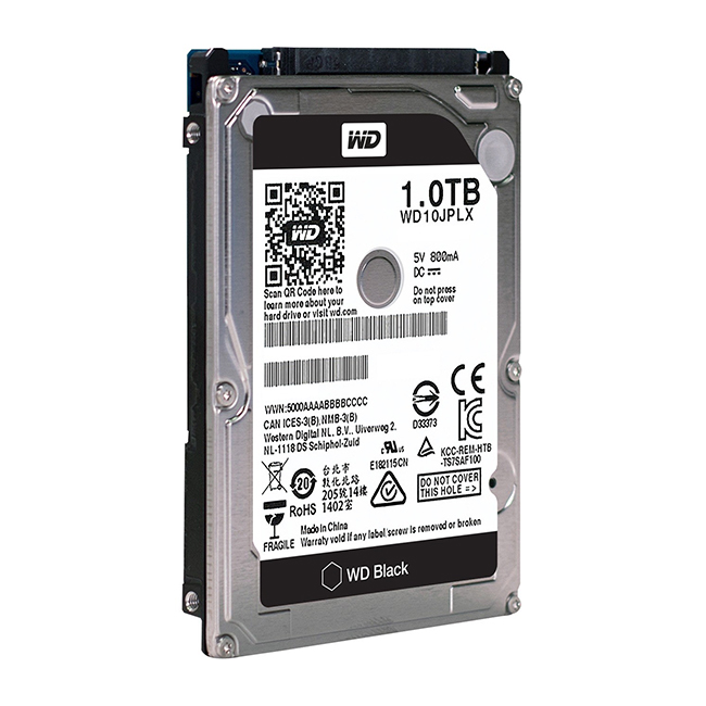 WD BLACK (WD10JPLX) - productive hard for powerful laptops