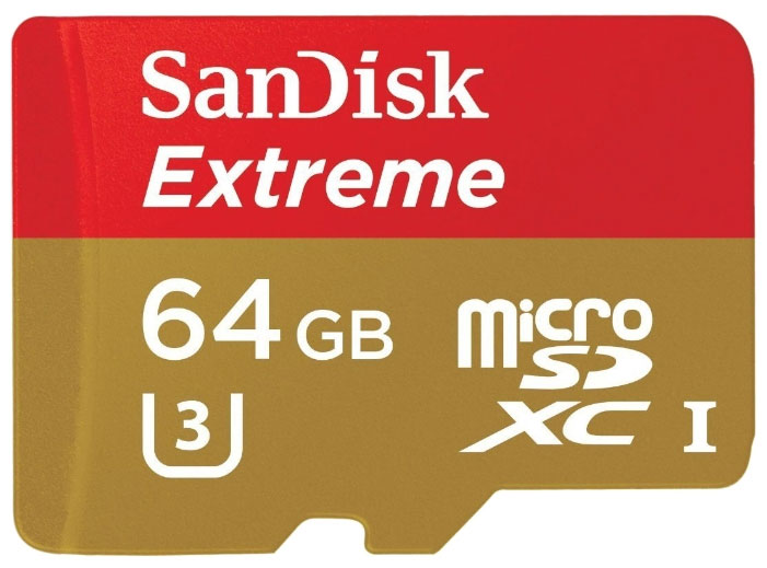 SanDisk Extreme microSDXC Classe 10 UHS Classe 3 60MB s