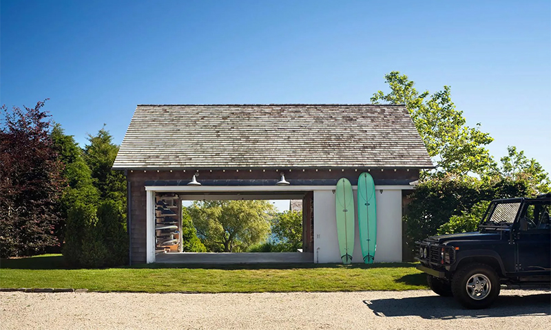 How much are the materials for the roof of the garage